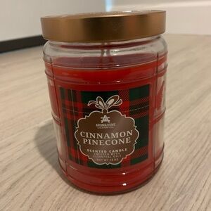Aromahome Cinnamon Pinecone Scented Candle 18oz